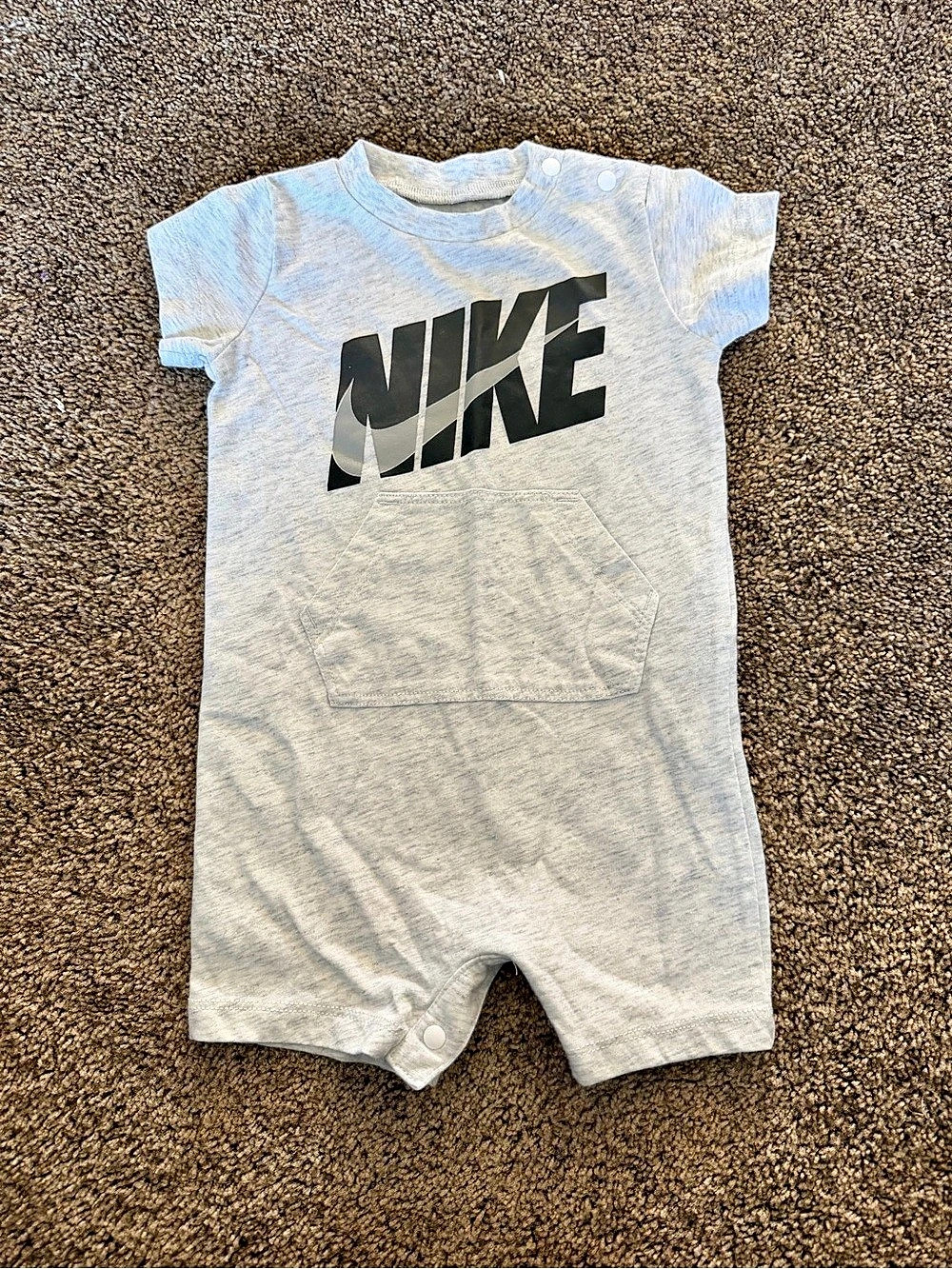 Nike Baby 3M Gray Romper